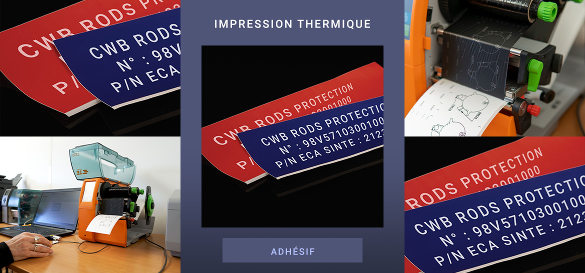 Impression thermique – Adhésif