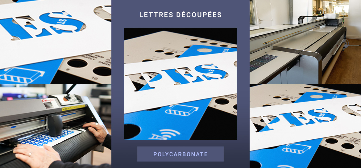 Lettres découpées – Polycarbonate