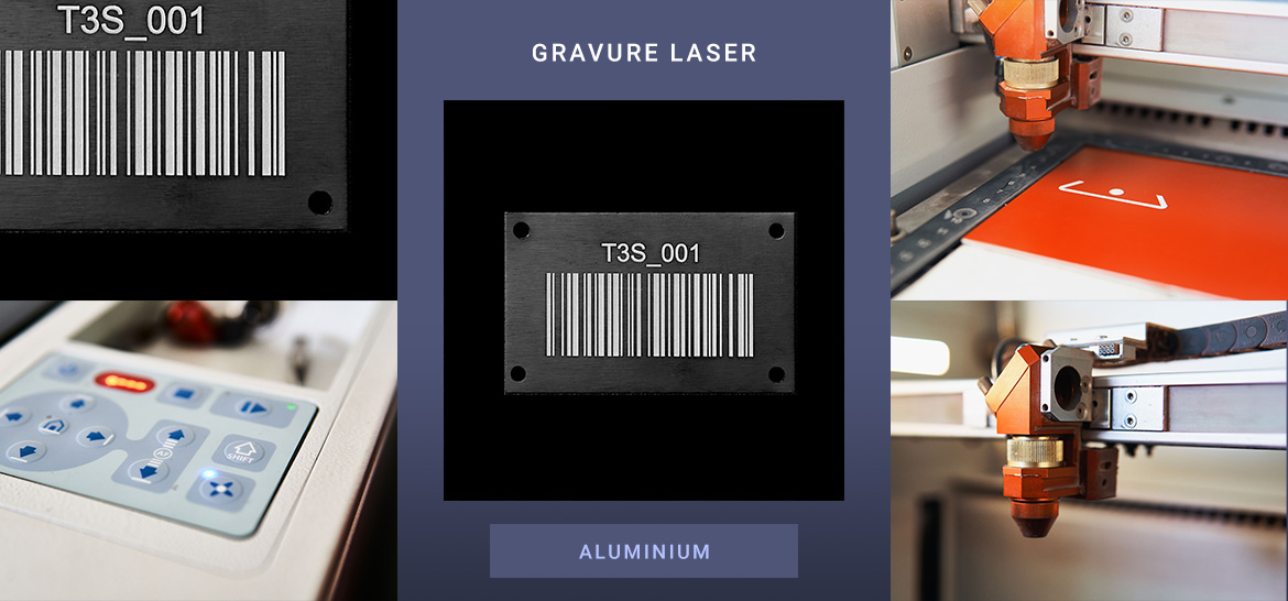 Gravure laser – Aluminium